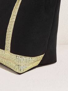 SHECARRY حقيبة كاجوال عملية أنيقة مزينة بالترتر