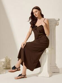 CUCCOO CHICEST Sandálias Rasteiras Femininas com Alça Floral e Bico Redondo, Elegantes, Doces, Casuais e Confortáveis, em Couro Sintético Preto, Sapatos Rasteiros de Praia para Mulheres, Adequados para Chá da Tarde, Encontros, Festas, Férias, Praia, Halloween - Preto - Visão 12