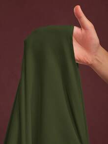 Slaydiva 2025 春夏新品度假通勤休闲白色宽松短袖 V 领褶皱 A 字长款衬衫裙大码女装