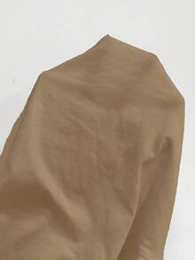 Coolane Women's Summer Country Concert Going Out Beach Outfits Boho Basic Minimalist Washed 100%Cotton White Pants Curved Hem Pants,Fall - Khaki - View 8