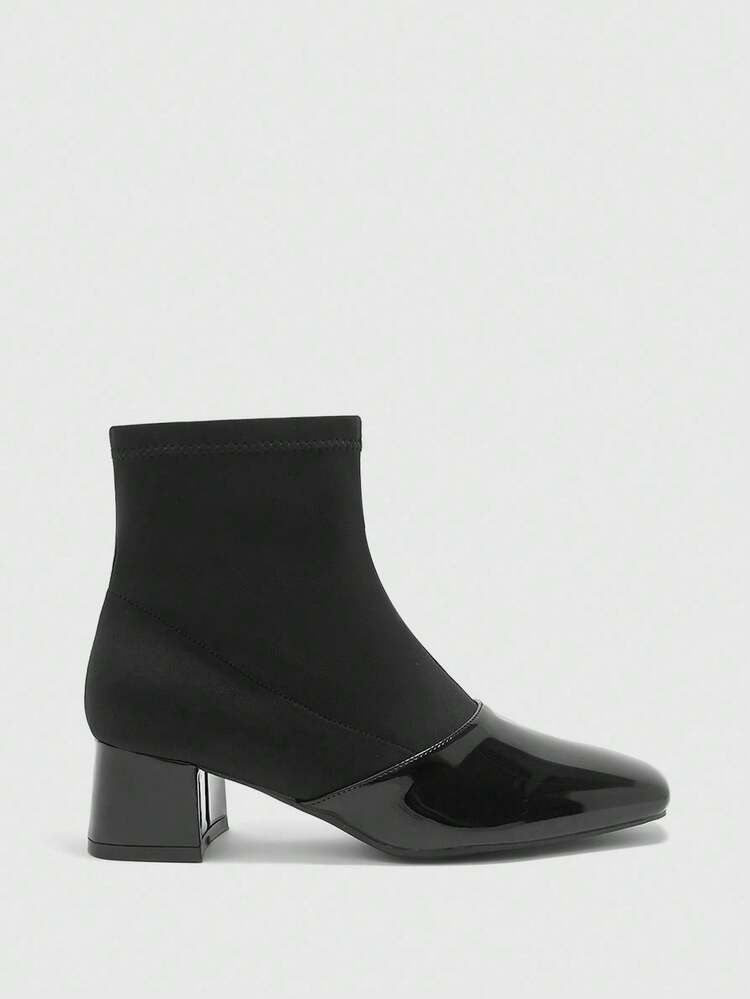 CUCCOO BIZCHIC Women's Casual Chunky Heel Fashion High Heel Boots