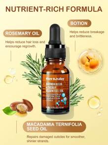 Botion Aceite Esencial Para El Cabello Y El Cuero Cabelludo, Biotina, Aceite De Romero, Cuidado Del Cabello Sin Peso, Mantiene Un Cuero Cabelludo Saludable, Adecuado Para Todo Tipo De Cabello, Perfecto Para El Cuidado Del Cabello De Otoño E Invierno, Ideal Para Vacaciones, Fiestas, Viajes, Actividades Al Aire Libre, Moda Y2k Y Cosplay, Acción De Gracias, Navidad, Regalos De Vacaciones