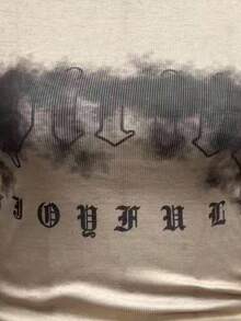 EgrlEra Camiseta de mujer de cuello redondo con estampado gráfico retro de subcultura - Multicolor - Ver 3