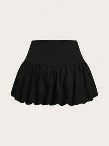 SHEIN EZwear 2 Stücke Damen einfarbige Miniröcke mit Bubi-Saum, Sommer - Verschiedenfarbig - Übersicht 5