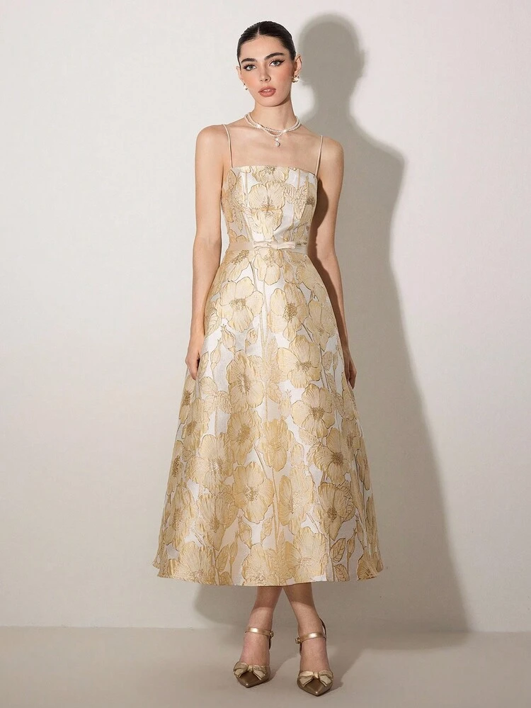 Women Prom Dresses - Champagne - View 3