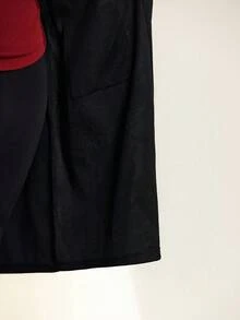 Momelise 大码女式休闲连帽印花口袋长袖大衣