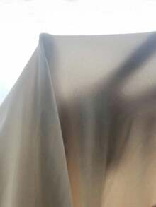 Rafferiza 女式优雅扭肩修身紧身鱼尾提花连衣裙 - 杏色 - 查看 7