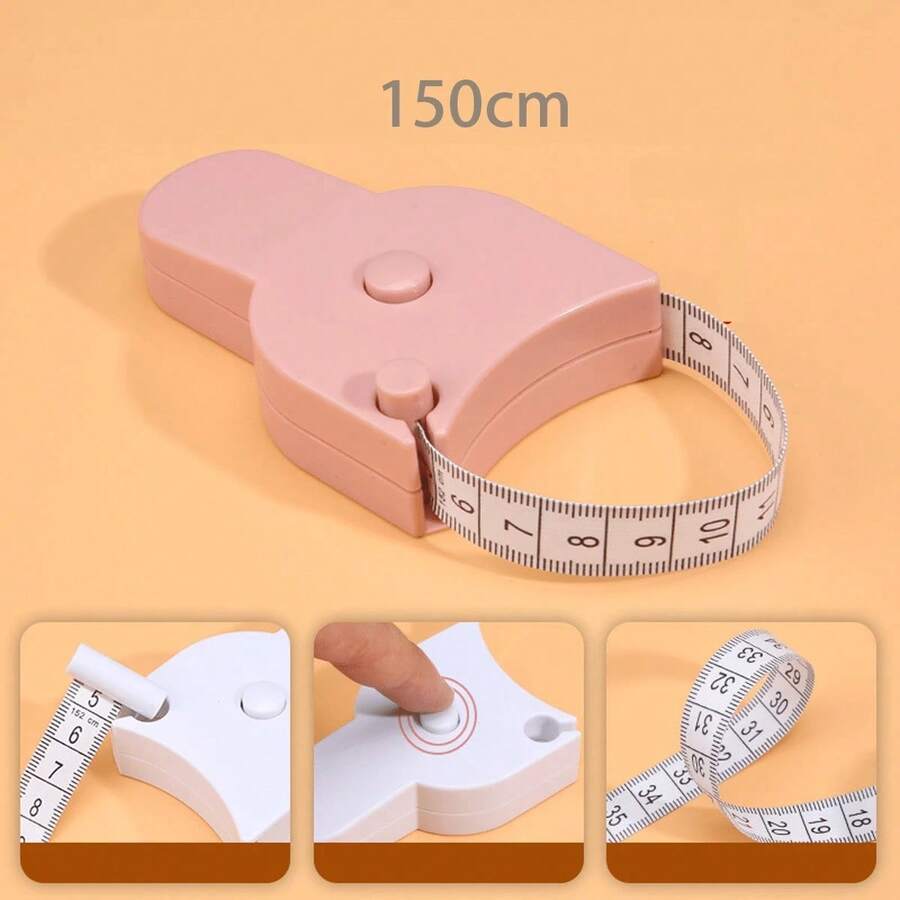 1P Automatic High-Precision Measurement Of Three Circumference Ruler Fitness Ruler Waist Circumference Arm Circumference Hip Circumference Soft Ruler Multifunctional Automatic Tape Measure
