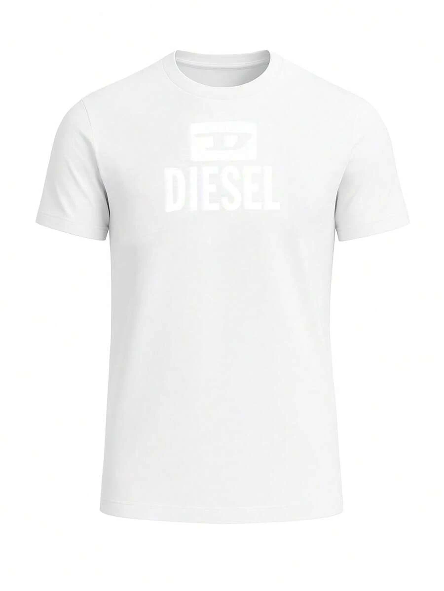 Diesel Men's Slim Fit T-Shirt White - White - View 1
