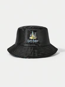 HARRY POTTER X SHEIN 双面卡通印花渔夫帽