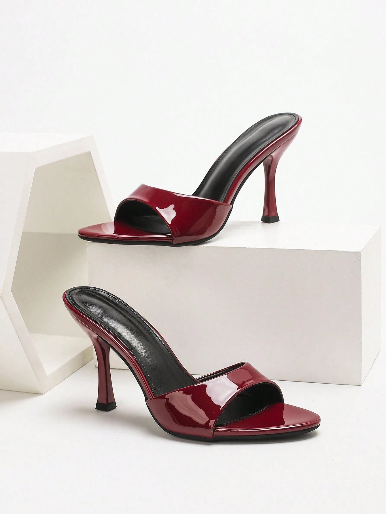 Cuccoo Szl Women’S Fashionable Elegant Solid Color Round Toe Stiletto High Heel