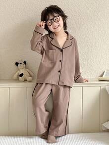 Dazy Kids 两件套男童休闲长袖上衣和裤子套装，秋季服装