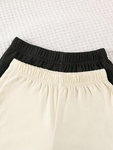 SHEIN 2-5pcs/Set New Baby Toddler Summer Polo Shirt Short Sleeve Stylish Infant Clothing Set, 4pcs Outfit Combination - Multicolor - View 3