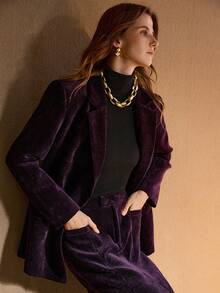 MOTF PREMIUM 口袋修身短裙 - 紫色 - 查看 6