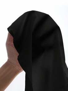 Franclia 时尚新款法式长袖高端束腰围巾领带纽扣女式衬衫 - 黑色 - 查看 8