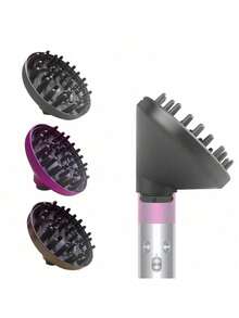 SHEIN New Diffuser Nozzle And Drying Hood For HS05 Curling Iron, Universal Styling Tool For Diffuser And Curling Hood 01 - Multicolor - View 9