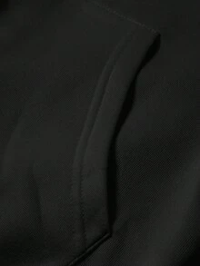 Manfinity EMRG Men's Casual Loose Fit Zip-Up Hooded Sweatshirt, 2000s Style, Fall - Multicolor - View 5