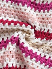 Soleia 女士度假风格红色渐变彩虹条纹紧身迷你裙，适合婚礼季节、海滩、音乐节、夏季波西米亚风钩针编织 - 彩色 - 查看 7