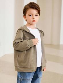 青少年男孩休闲日常百搭舒适连帽夹克