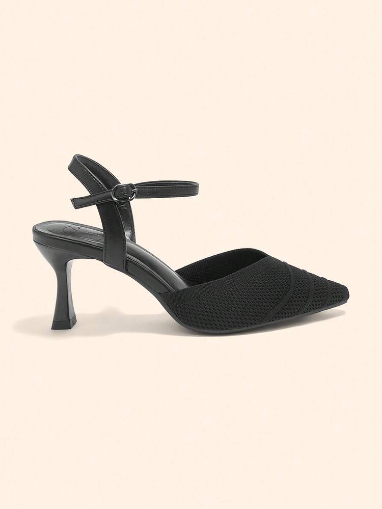 CUCCOO BASICS Women's Fashion Charming High Heel Pumps, Black, Pointed Toe, Comfortable, Stylish, Casual, Party, Wedding, Suitable For Dresses, Jeans, Heels, Spring/Summer/Autumn Seasons