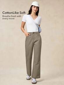 OutZeal 女士速干柔软弹力口袋户外裤 秋季日常休闲