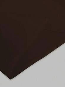 EMERY ROSE Women's Solid Color Ruffle Pleated Long Sleeve Blouse Fall Cloth For Women - Coffee Brown - View 5