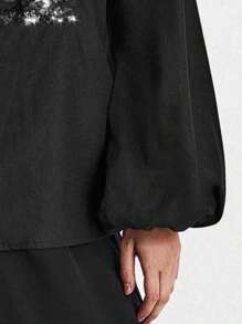 Lumivelle Halloween Women Blouses Fall Cloth For Women - Black - View 8