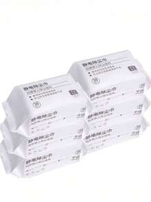 1pc Japanese Style Disposable Dust Collection Mop With Detachable Static Dust Sheets, Slouchy Dusting Paper Mop With Iron Rod Handle - Grey - View 8