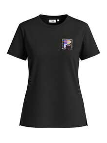 FILA Women's T-Shirt Black - Black - View 4