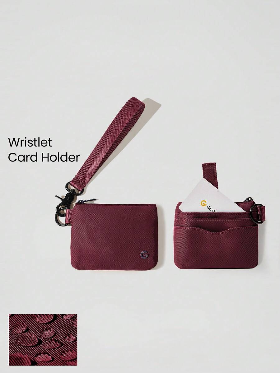 GLOWMODE On-The-Go Water-Repellant Wallet - Burgundy - View 1
