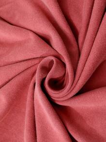 ROMWE MEN Street Life Men's Rhinestone Embellished Hoodie Sweatshirt, Street American Style - Red - View 5