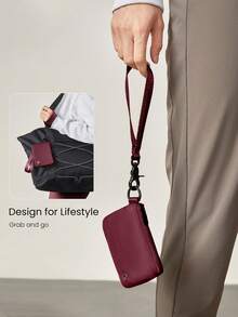 GLOWMODE On-The-Go Water-Repellant Wallet - Burgundy - View 2