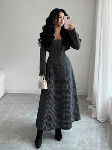 Elenzga 2 pièces Tenue d'Halloween - Ensemble robe camisole et veste à manches longues - Noir et Blanc - Voir 4