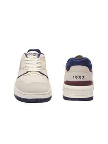 Lineshot Men's Casual Sneakers Off White/Navy I02440 - Beige - View 5