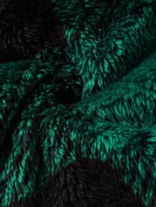 SHEIN Explorewe 3 قطع/طقم بنطلون ذو تصميم ريبي واسع + قميص طويل الأكمام بياقة عالية + جاكيت طويلة الأكمام بياقة مقلمة للبنات