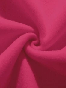 EMERY ROSE Bluzy damskie w dużych rozmiarach z nadrukiem w kształcie serca i miłosnym listem, z okrągłym dekoltem, na Walentynki - Wyrazisty róż - Zobacz 4