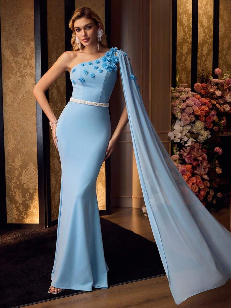 MOTF Soiréza STEREO FLORAL SLIM FIT EVENING DRESS