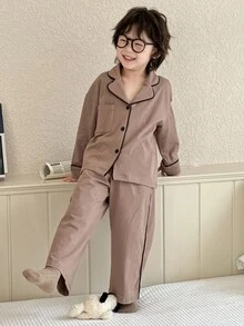 Dazy Kids 两件套男童休闲长袖上衣和裤子套装，秋季服装