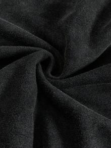 PAVTROS 男士口袋长袖休闲连帽衫和抽绳腰裤套装男士运动服套装男士慢跑套装男士两件套黑色套装男士两件套，秋季服装 - 黑色 - 查看 8