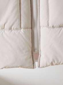 Sparklyn Tween Cool Elongated Hooded Vest With Pockets And Zipper, Winter Clothes For Tween Girl Fall - Light Grey - View 6