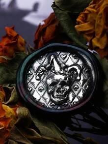 1 chiếc con dấu sáp dòng DARK SERIES mới, đầu con dấu kiểu cổ điển, chất liệu đồng thau có thể tháo rời, đầu con dấu sơn lửa dùng cho thiệp mời đám cưới, bao bì quà tặng, sổ lưu niệm, trang trí quà tặng thủ công DIY. - Nhiều kích cỡ - Xem 7