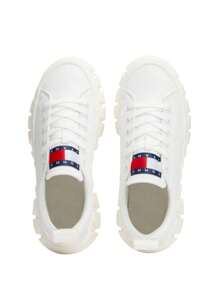 Tommy Hilfiger Jeans Women's Casual Sneakers White EN0EN02471 - White - View 4
