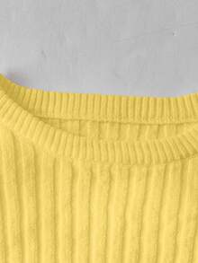 Franclia Women's Elegant Knit Pullover Top, Casual & Versatile, Romantic French Style, Suitable For Autumn/Winter Fall Cloth For Women