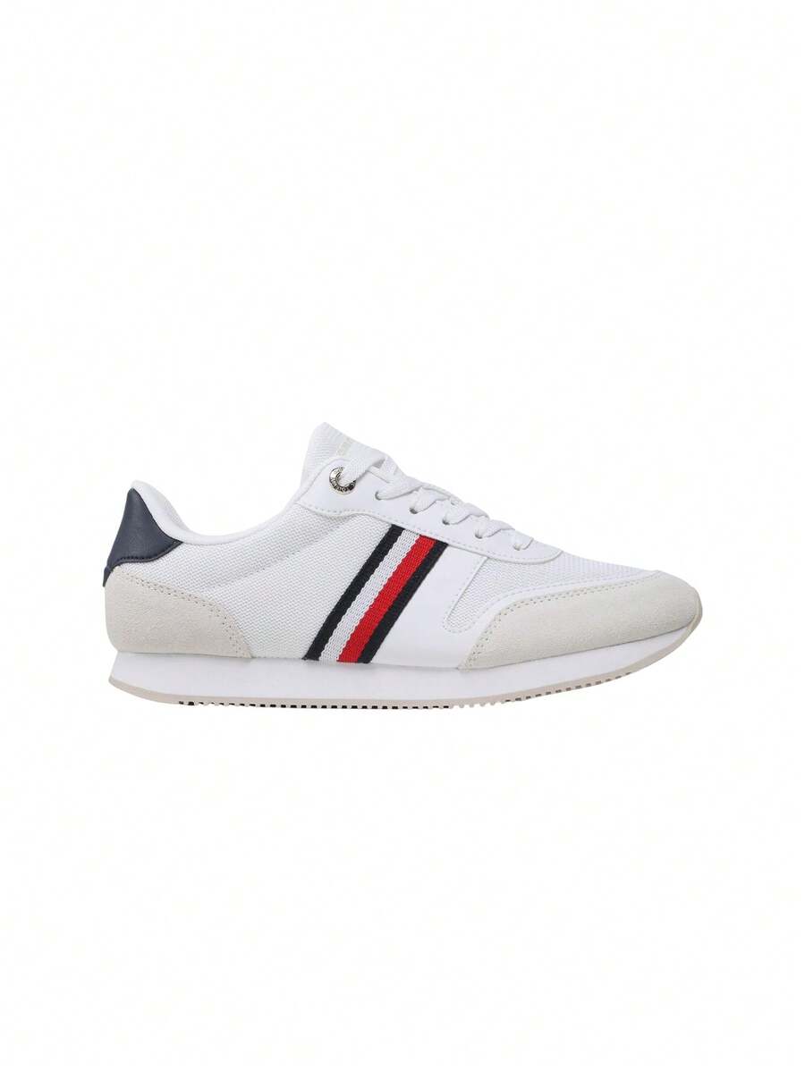 Tommy Hilfiger Essential Stripes Runner Women's Casual Sneakers White FW0FW07382 - White - View 1