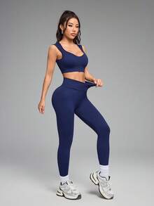 Innovista Seamless Workout Sets Sports High Support Quick Dry Daily Athleisure Yoga HIIT Training Office To Gym Tights Activewear Fall Clothes Bra  T-Shirt Cropped Top UV Protection Legging Pants Comfort Movement Functional  Tummy Control Compression Figure-Flattering Cardio Running Outdoor Exercise Healthy TT Viral IG Reel Ready FYP INSTA OOTDblue Working Mom FitnessSet Two Pieces Athletic Performance Gear Minimalist Natural Tone Clean Girl Pilates Princess Woman Influencer Fashion Versatile Everyday Wear Outfits Durable Cool Light Blue