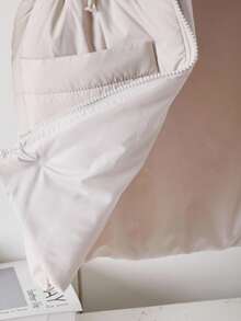 Sparklyn Tween Cool Elongated Hooded Vest With Pockets And Zipper, Winter Clothes For Tween Girl Fall - Light Grey - View 7