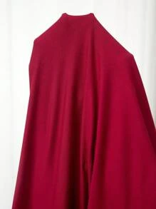 INAWLY Plus Size Solid Color Casual Daily Match All-Match Coat Fall Winter Cloth For Women Autumn - Red - View 7