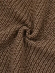 Sparklyn 1pc Korean Style Delicate Diamond Textured Lantern Sleeve Long Cardigan Sweater, Regular Thickness, Suitable For Girls, Casual Wear, Outdoor, Gathering, Shopping, Autumn/Winter Fall