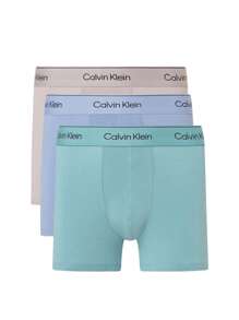 Calvin Klein 3 Pack Men's Boxers - Multicolour - View 1