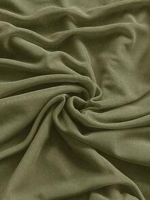 Soleia Váy ngắn hở lưng buộc dây cổ chữ V sâu gợi cảm dành cho nữ, dáng ôm sát, thích hợp cho tiệc tùng, hẹn hò, trà chiều, kỳ nghỉ hè trên bãi biển gợi cảm và thời trang - Màu xanh Ô liu - Xem 7